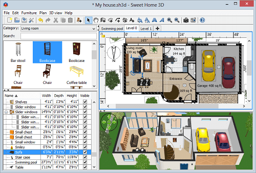 Sweet Home 3D 6.6 Crack + License Key Free Download 2022